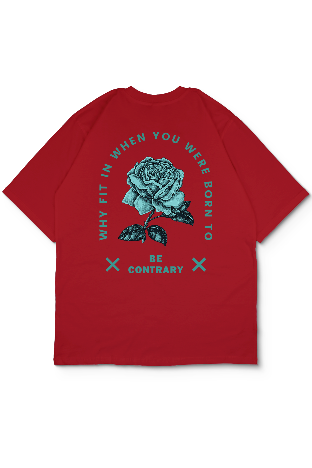 Be Contrary Oversize Erkek Tişört