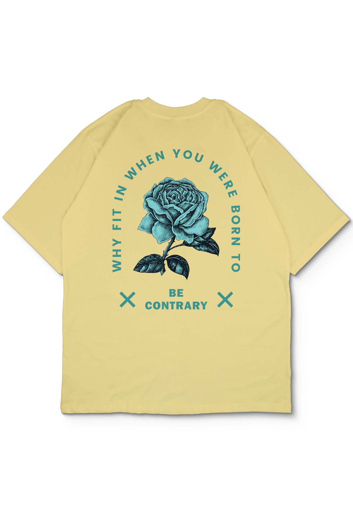 Be Contrary Oversize Erkek Tişört
