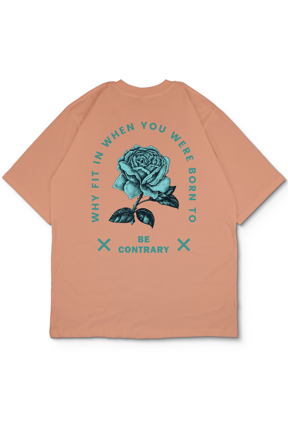 Be Contrary Oversize Erkek Tişört