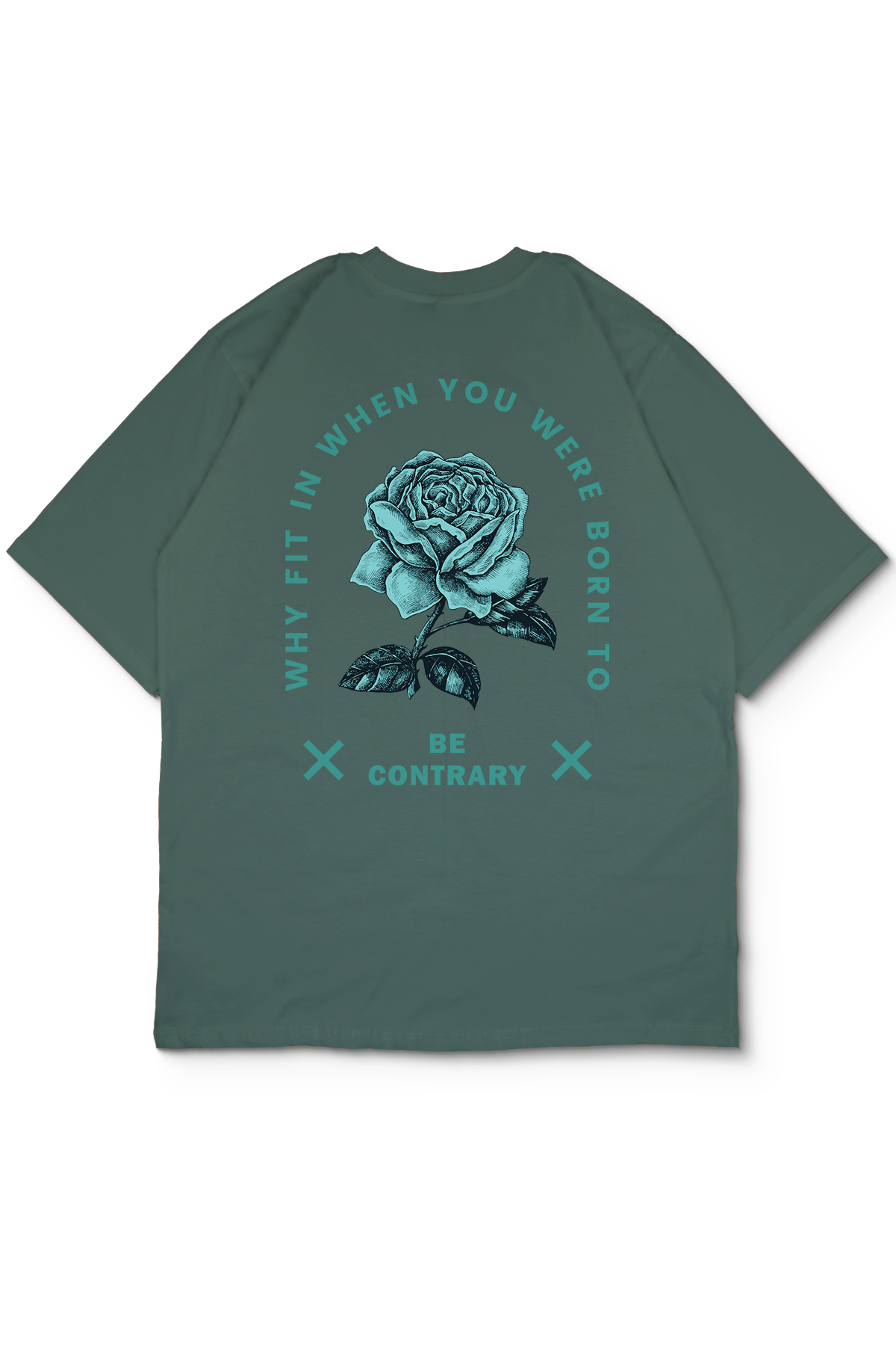 Be Contrary Oversize Erkek Tişört
