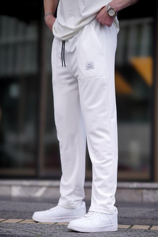 Beyaz Erkek Basic Eşofman Altı 6536