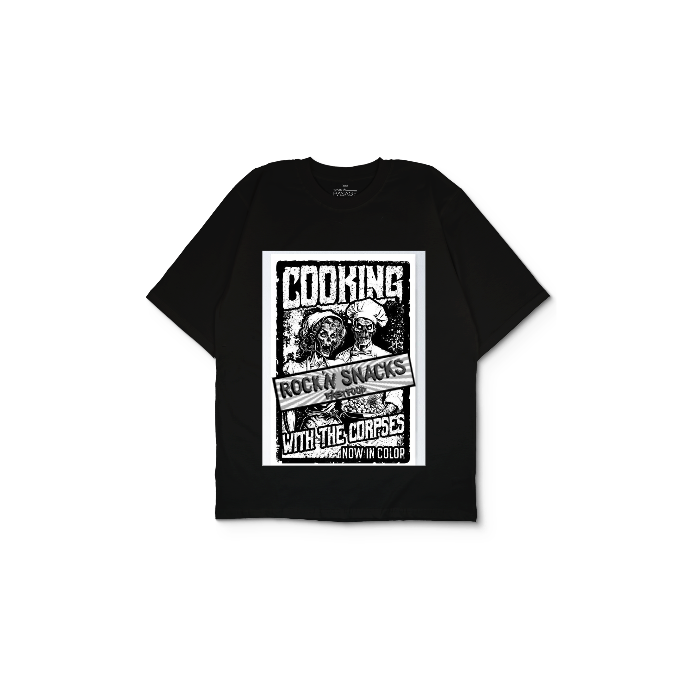 Kendin Tasarla Siyah Oversize Tişört