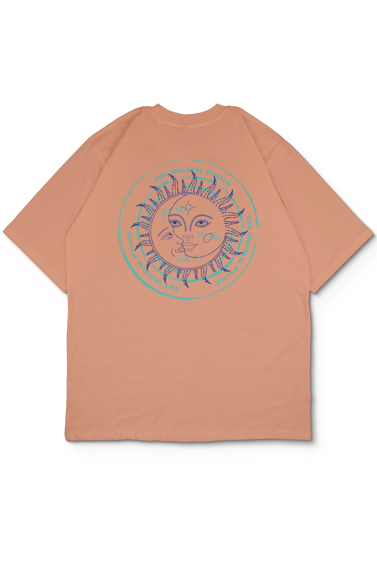 Bohemian Oversize Kadın Tişört
