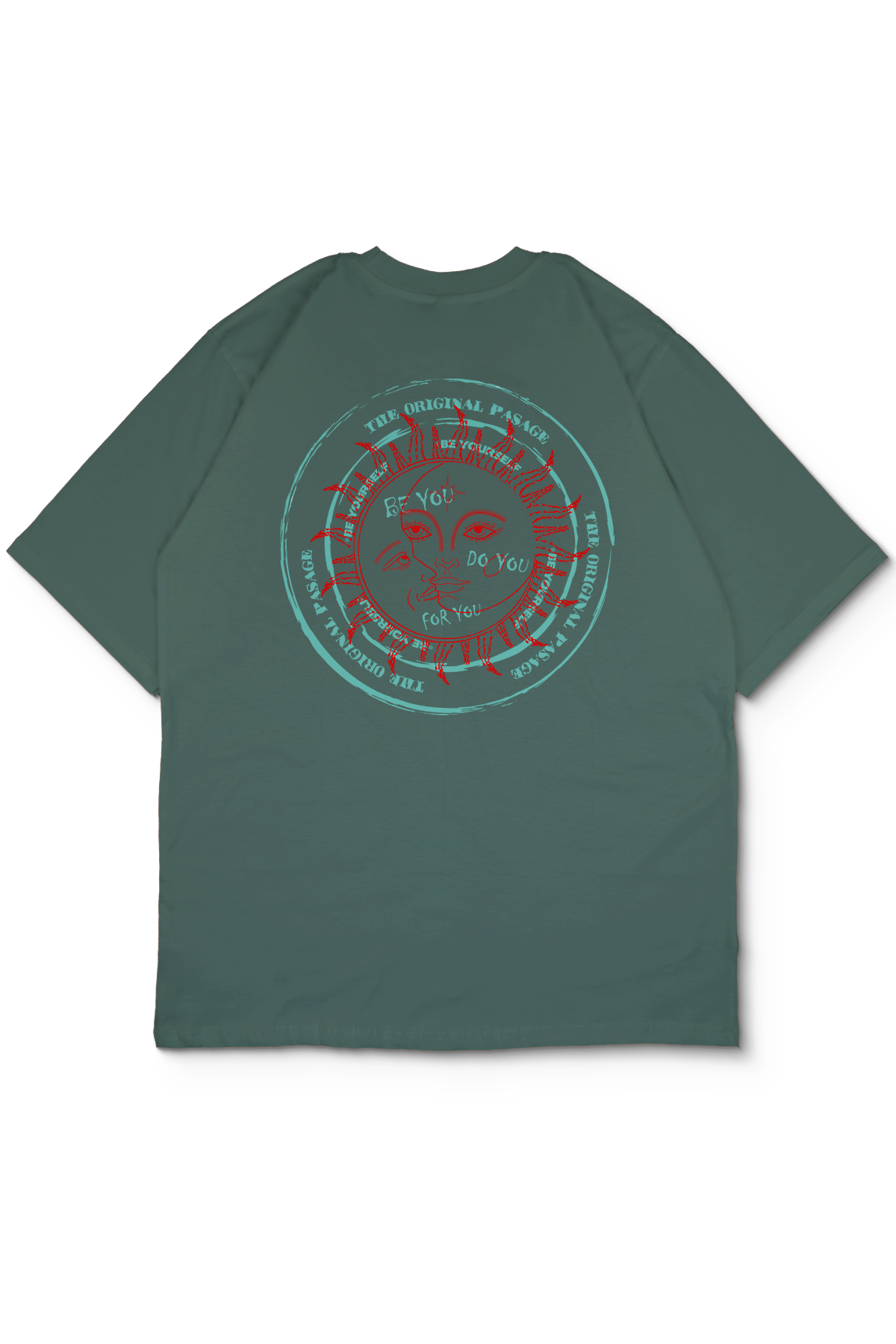 Bohemian Oversize Erkek Tişört