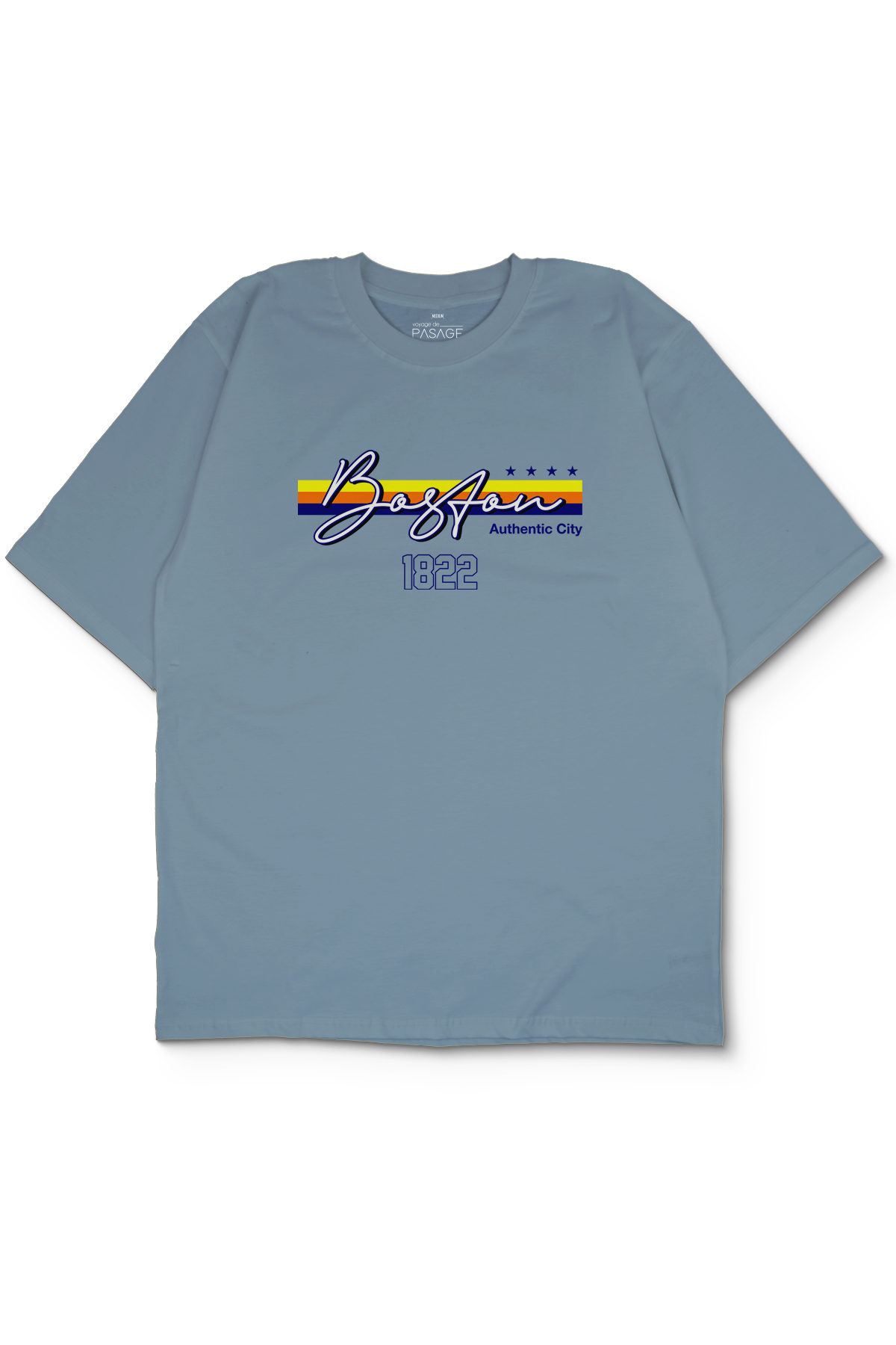 Boston City Oversize Erkek Tişört