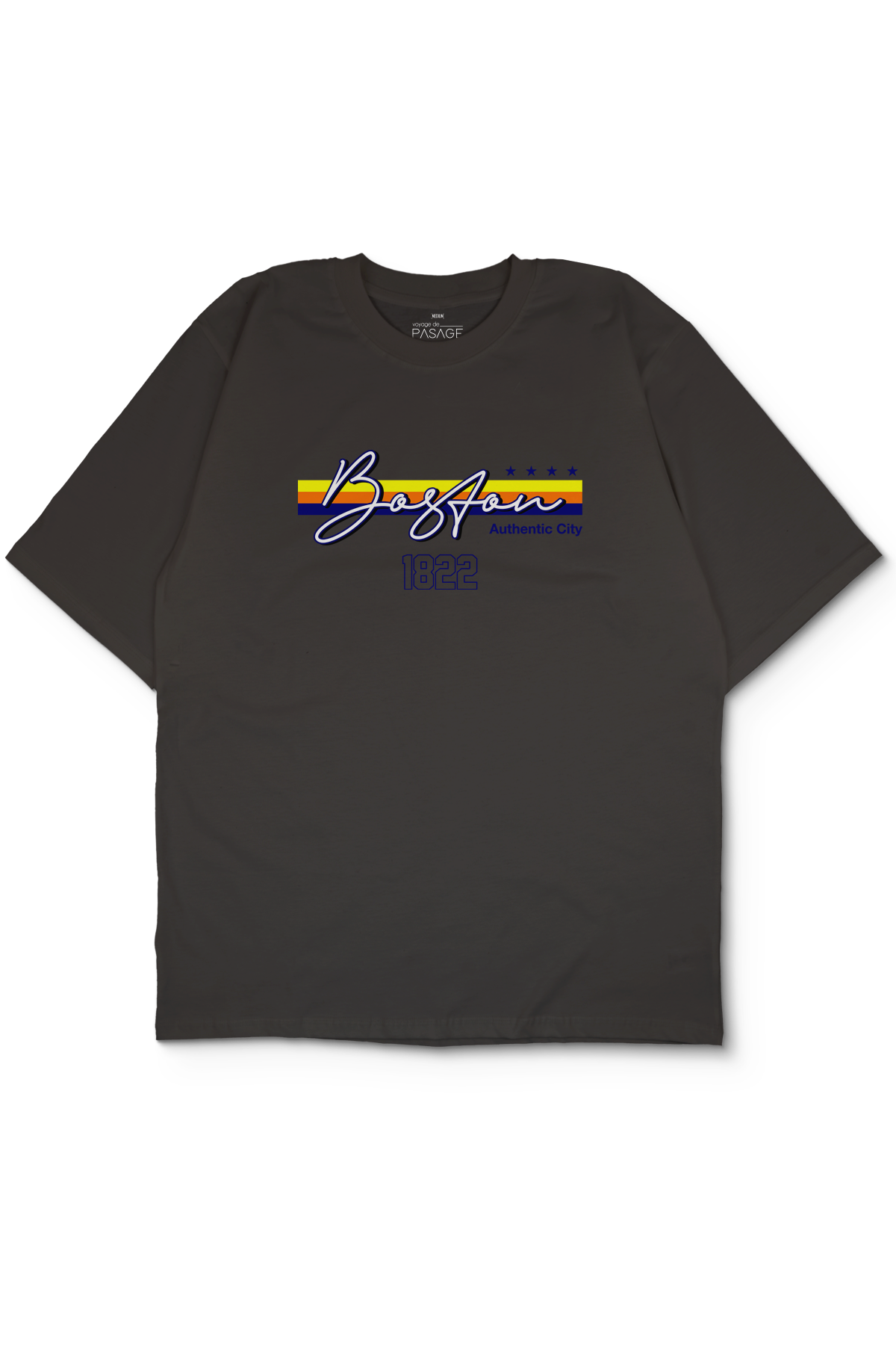 Boston City Oversize Erkek Tişört