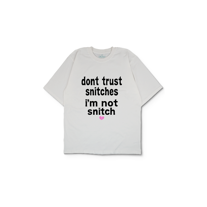 Kendin Tasarla Beyaz Oversize Tişört