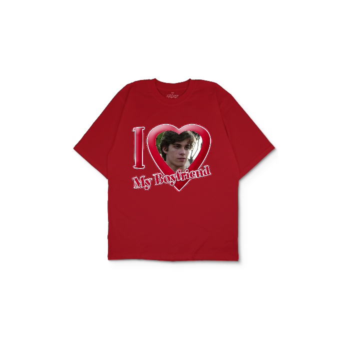 Kendin Tasarla Kırmızı Oversize Tişört