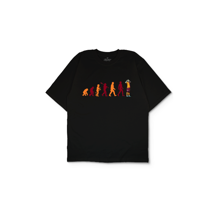 Kendin Tasarla Siyah Oversize Tişört