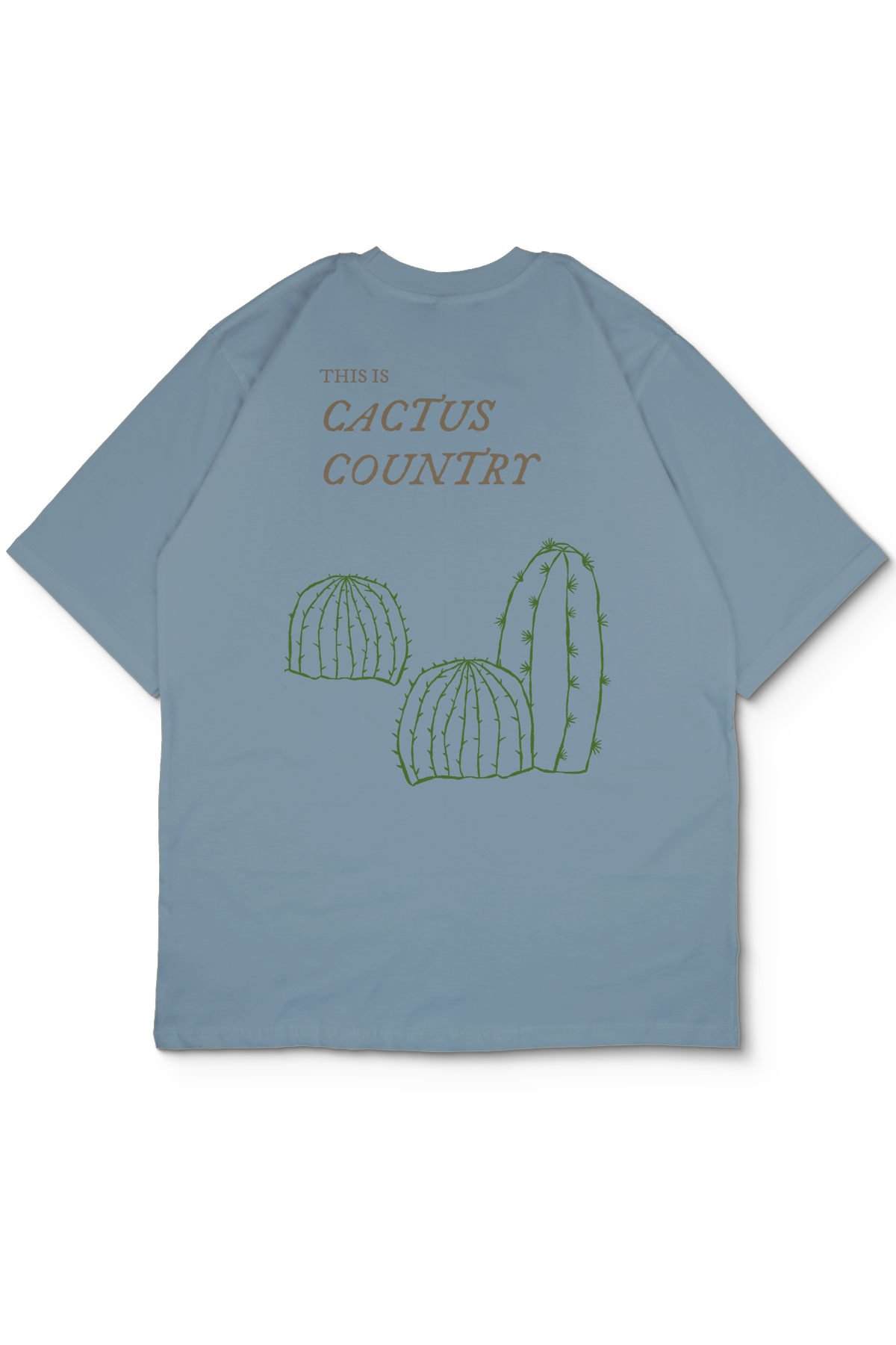 Cactus Oversize Erkek Tişört