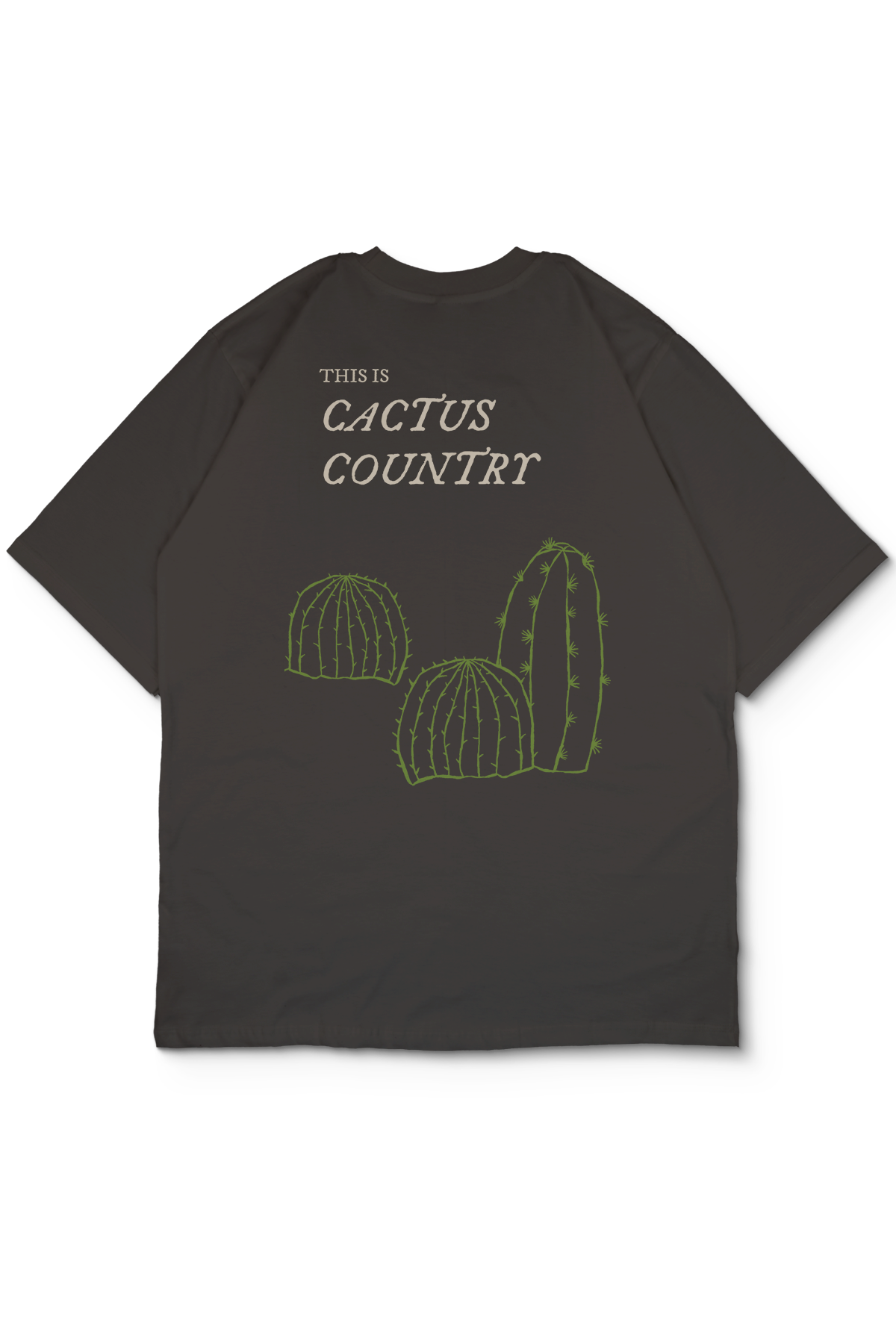 Cactus Oversize Erkek Tişört
