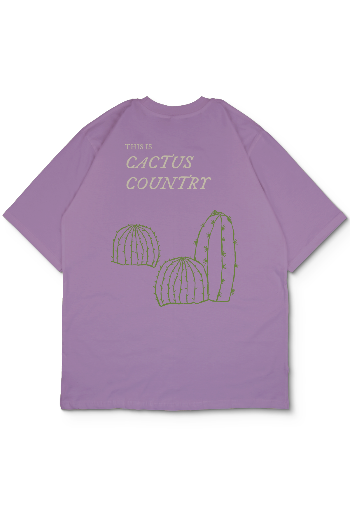 Cactus Oversize Erkek Tişört
