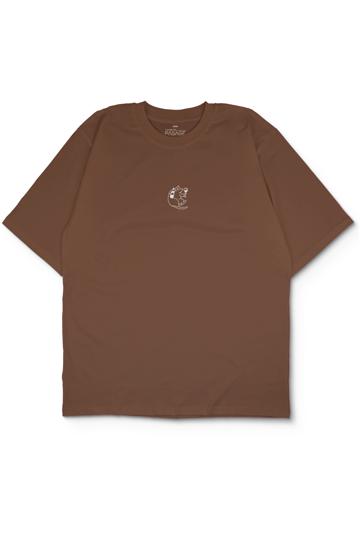 Catline Oversize Erkek Tişört