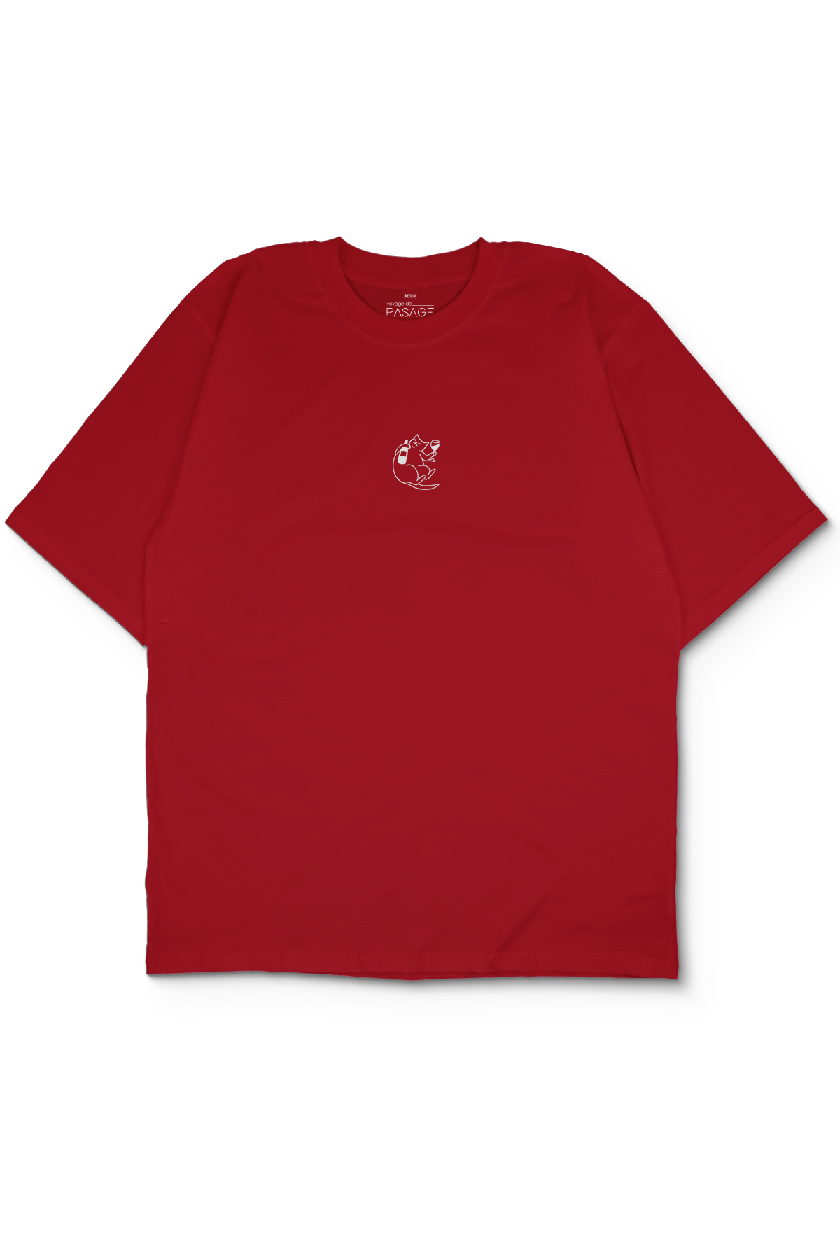 Catline Oversize Erkek Tişört