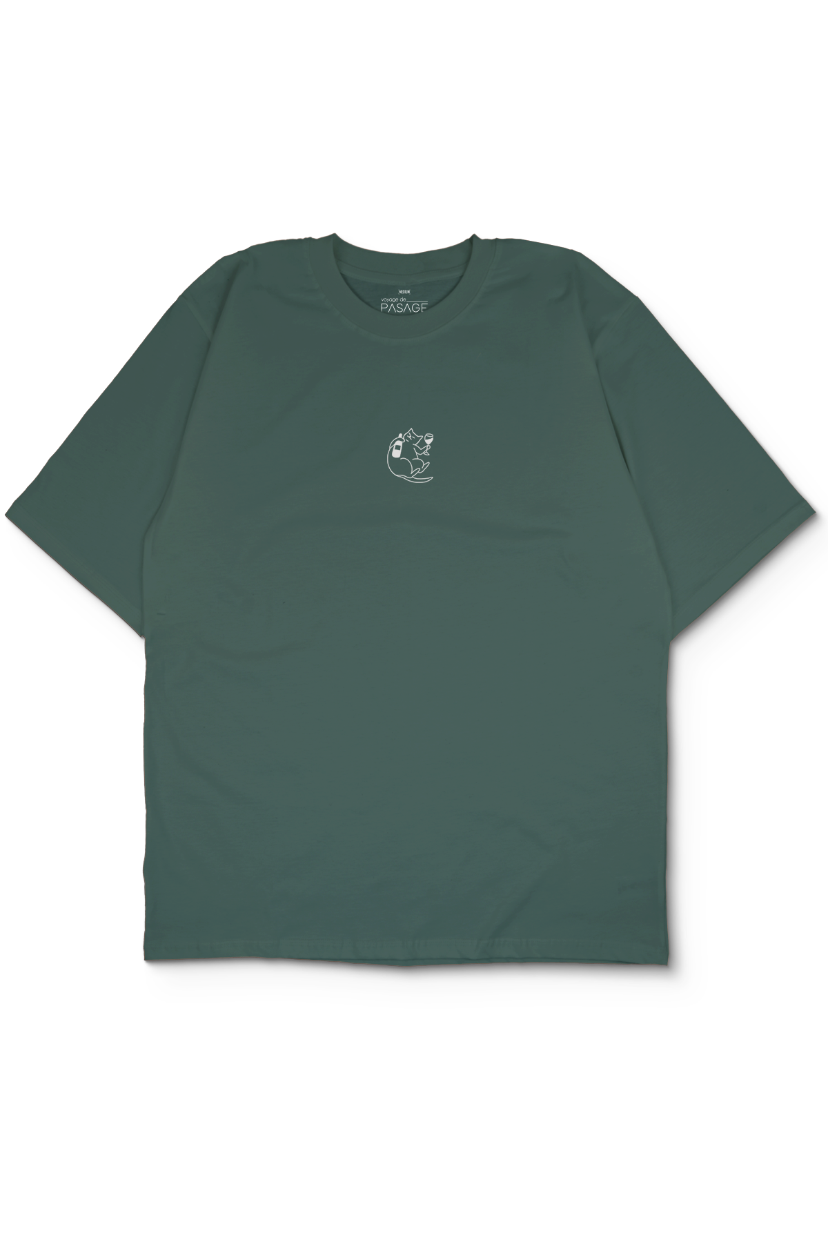 Catline Oversize Erkek Tişört