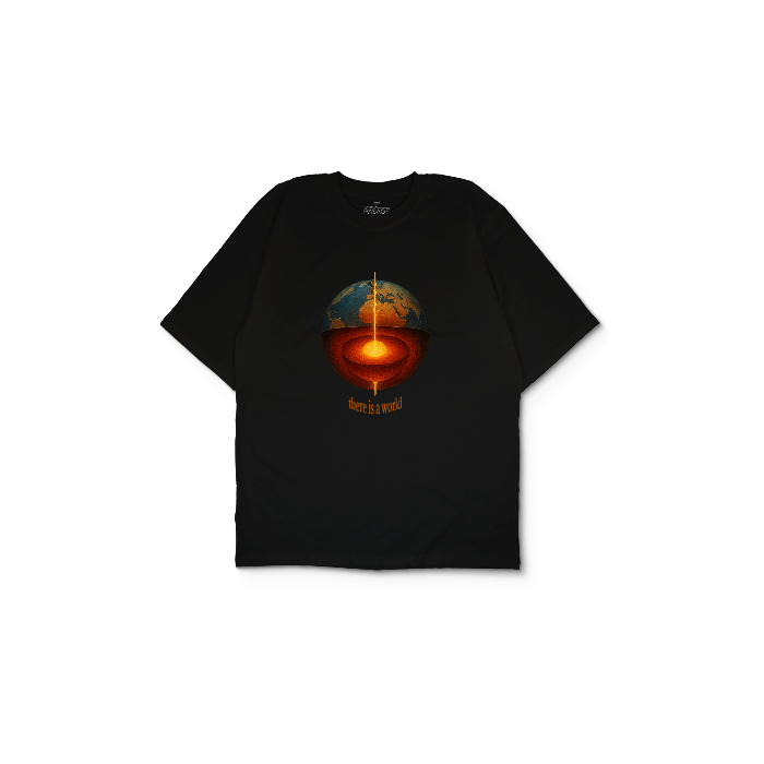 Kendin Tasarla Siyah Oversize Tişört