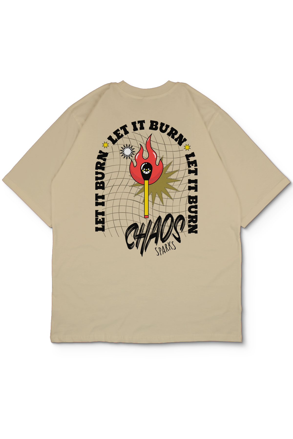 Chaos Oversize Erkek Tişört