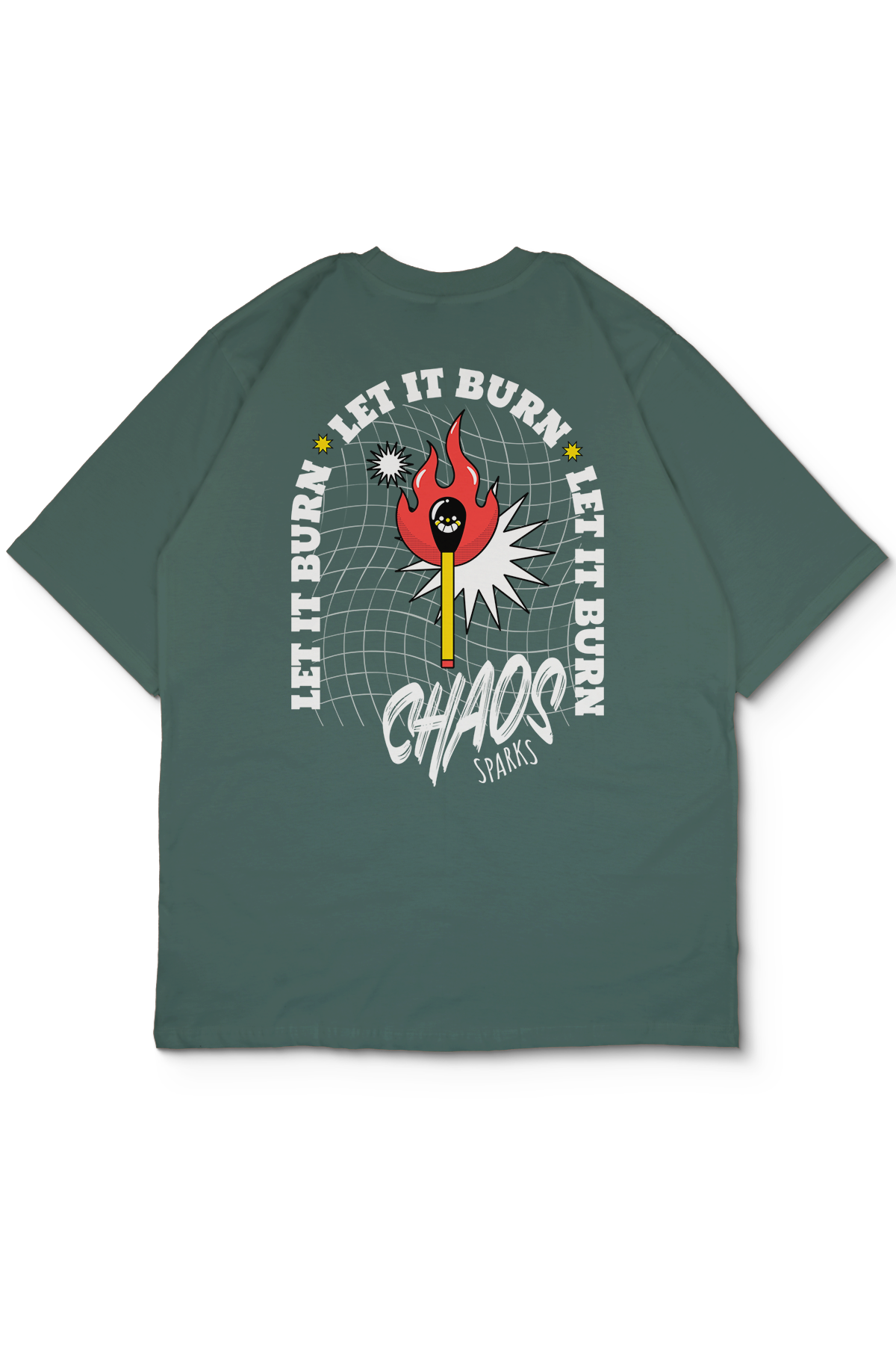 Chaos Oversize Erkek Tişört