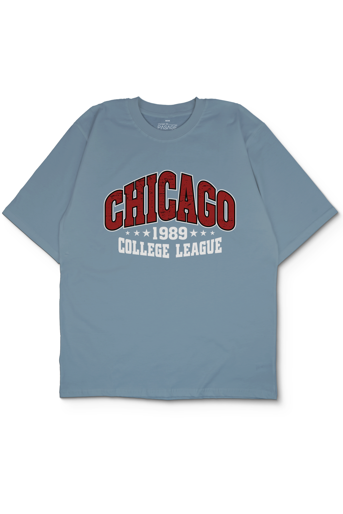 Chicago Oversize Kadın Tişört