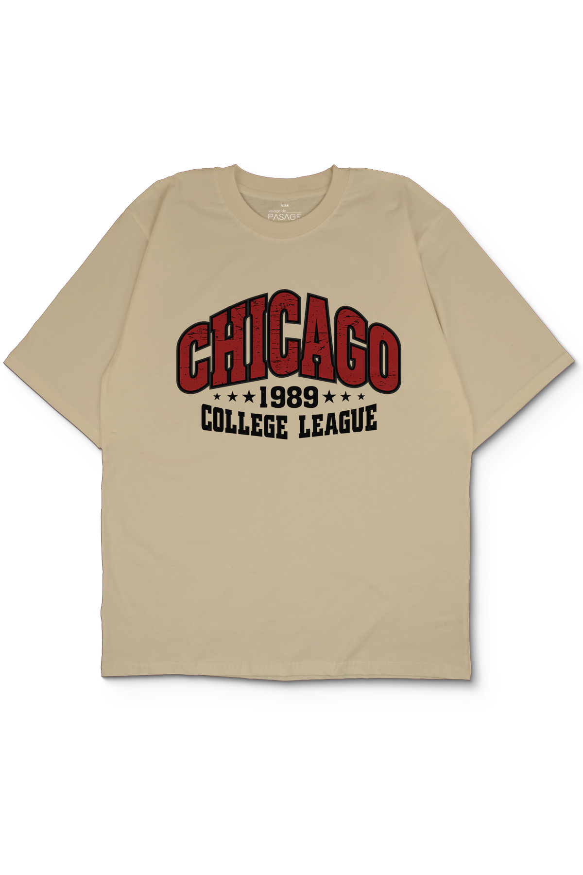 Chicago Oversize Kadın Tişört