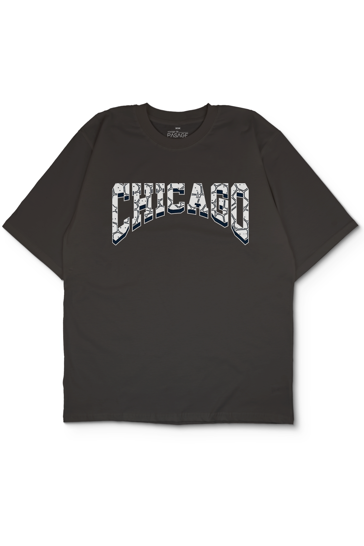 Chicago City Oversize Erkek Tişört