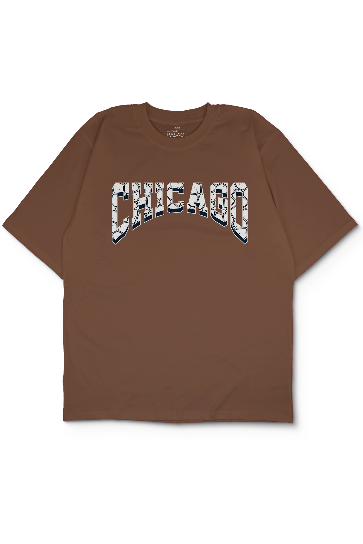 Chicago City Oversize Erkek Tişört