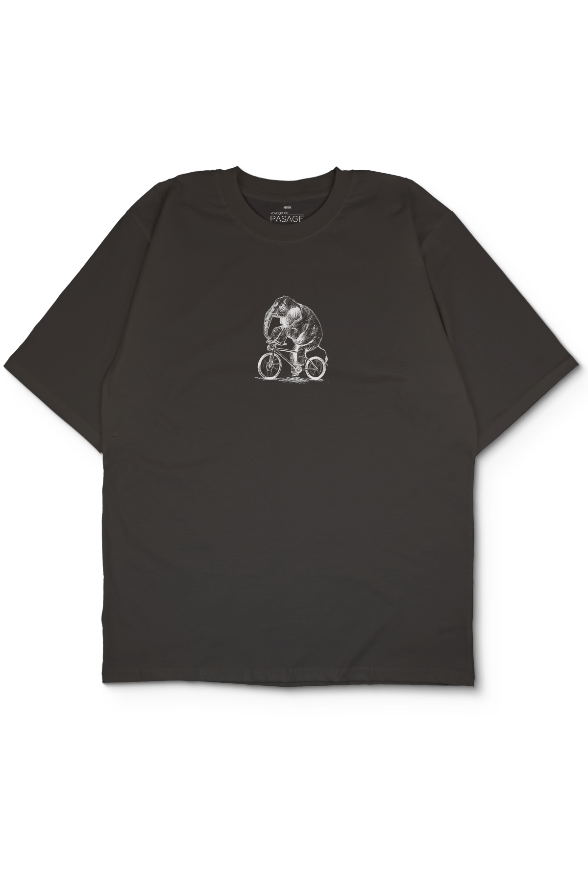 Circus Elephant Oversize Erkek Tişört