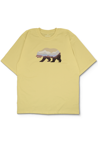 Colorful Bear Oversize Erkek Tişört