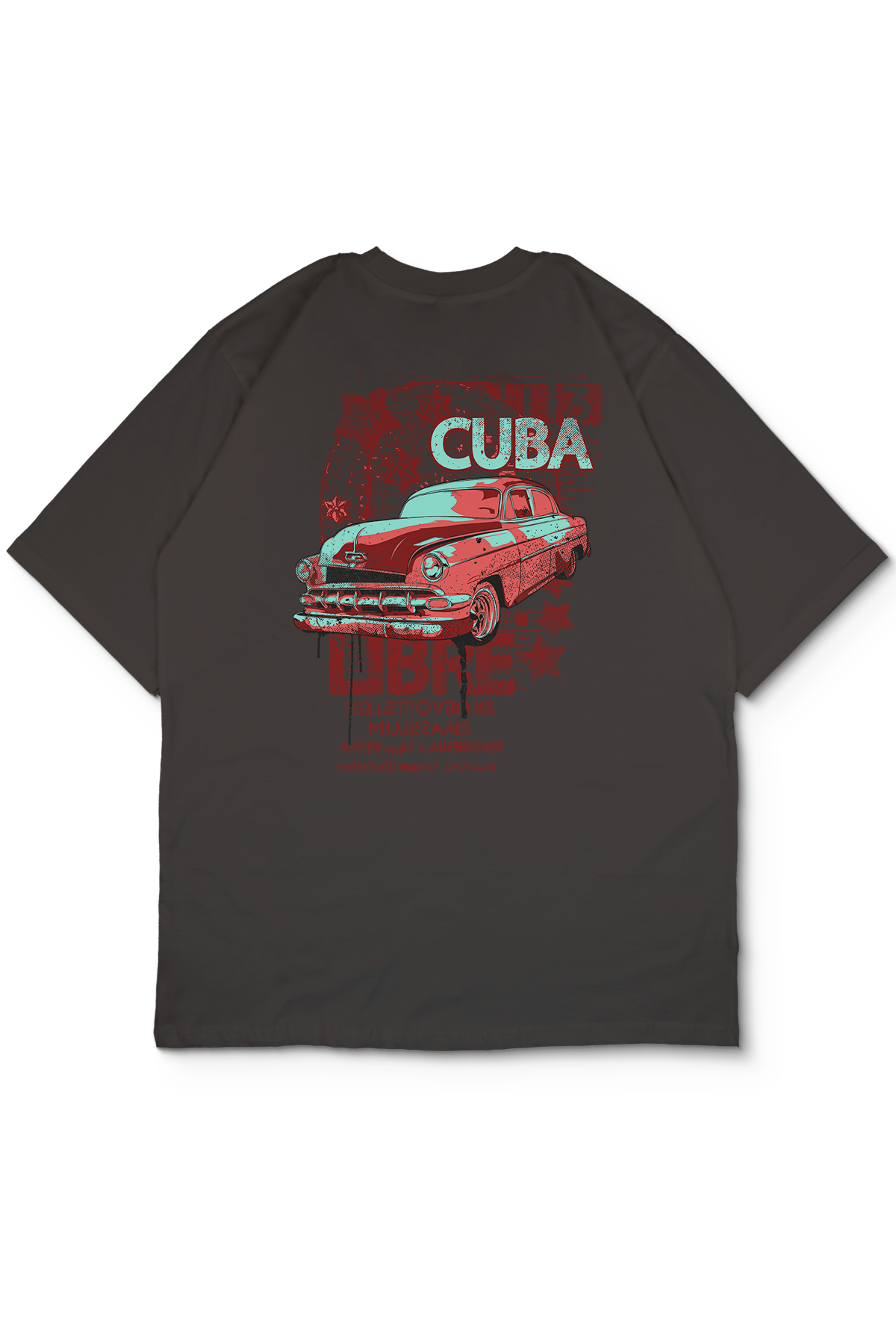 Cuba Oversize Erkek Tişört