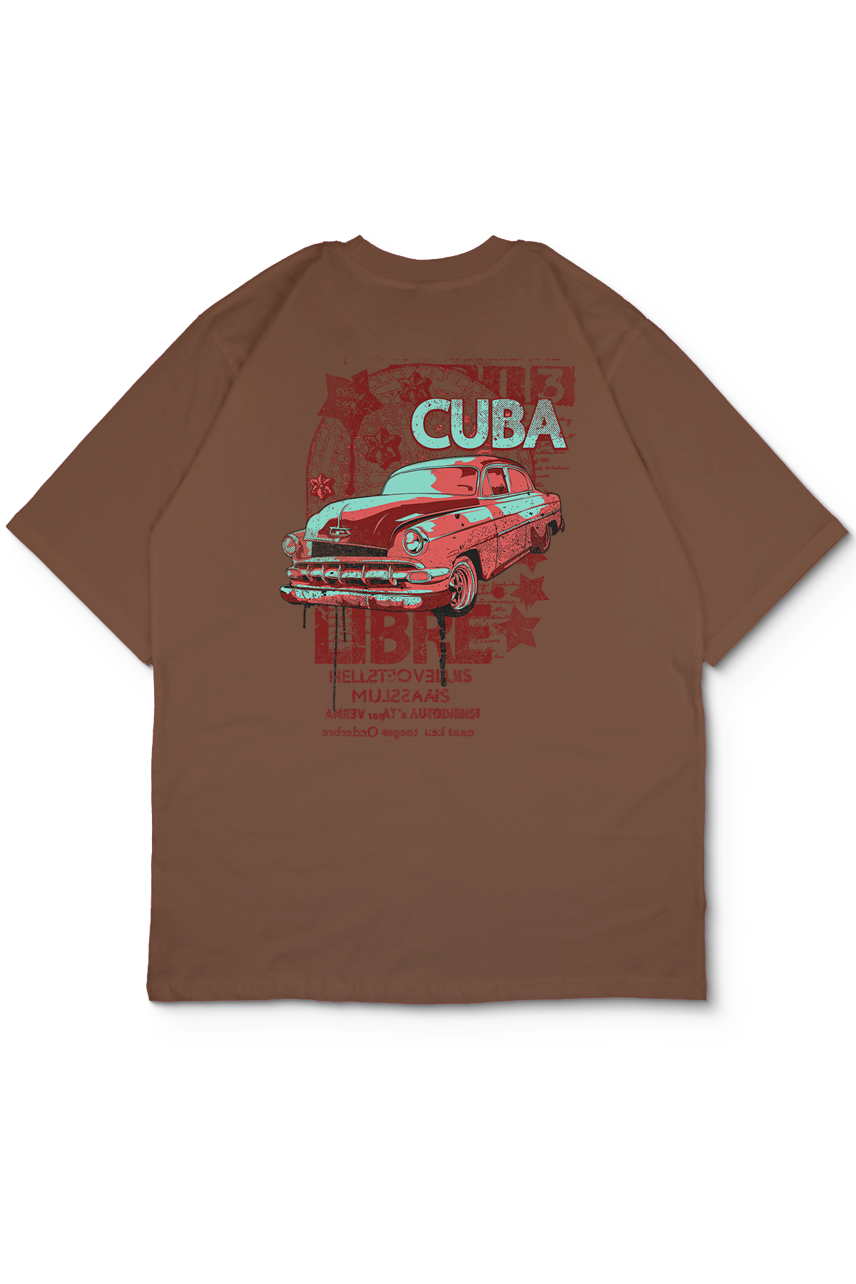 Cuba Oversize Kadın Tişört