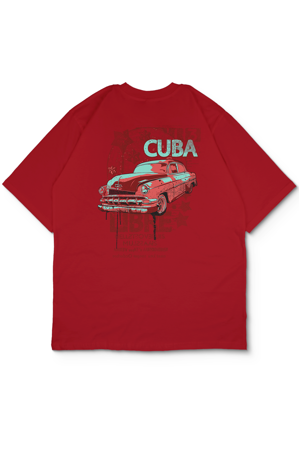 Cuba Oversize Kadın Tişört