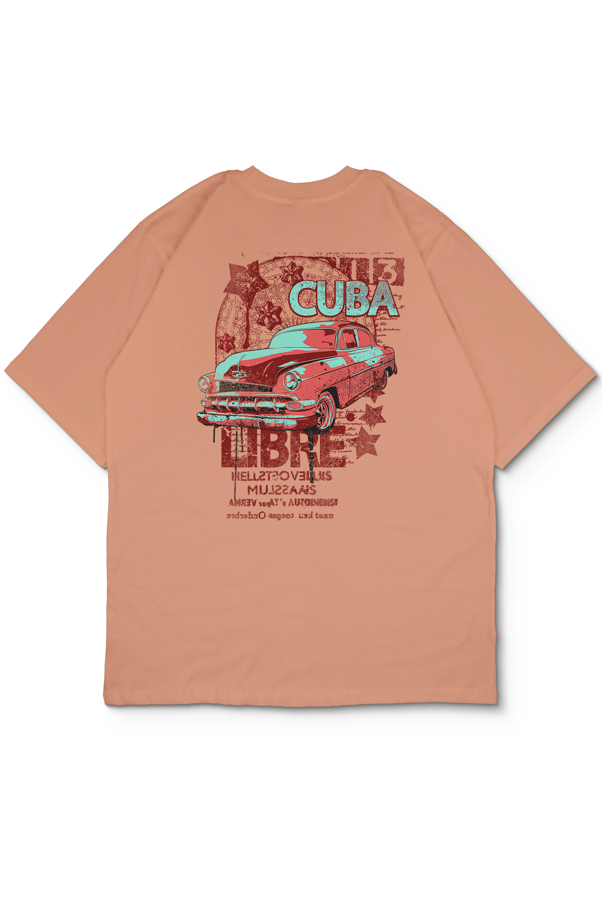 Cuba Oversize Erkek Tişört