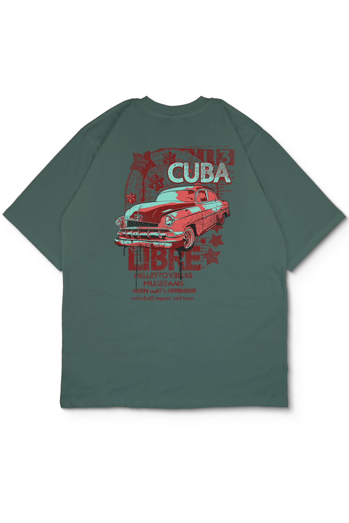 Cuba Oversize Kadın Tişört