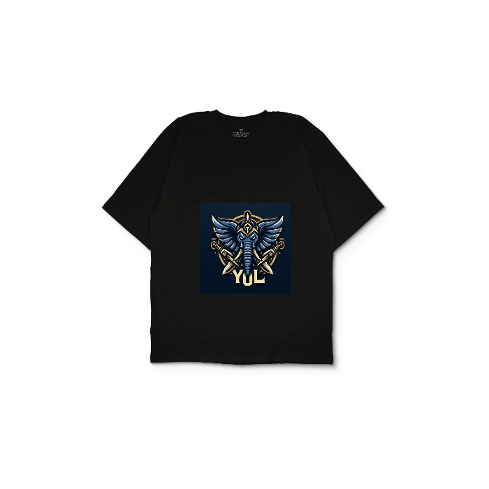 Kendin Tasarla Siyah Oversize Tişört