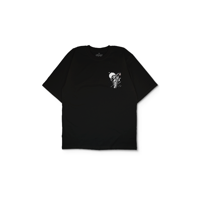 Kendin Tasarla Siyah Oversize Tişört