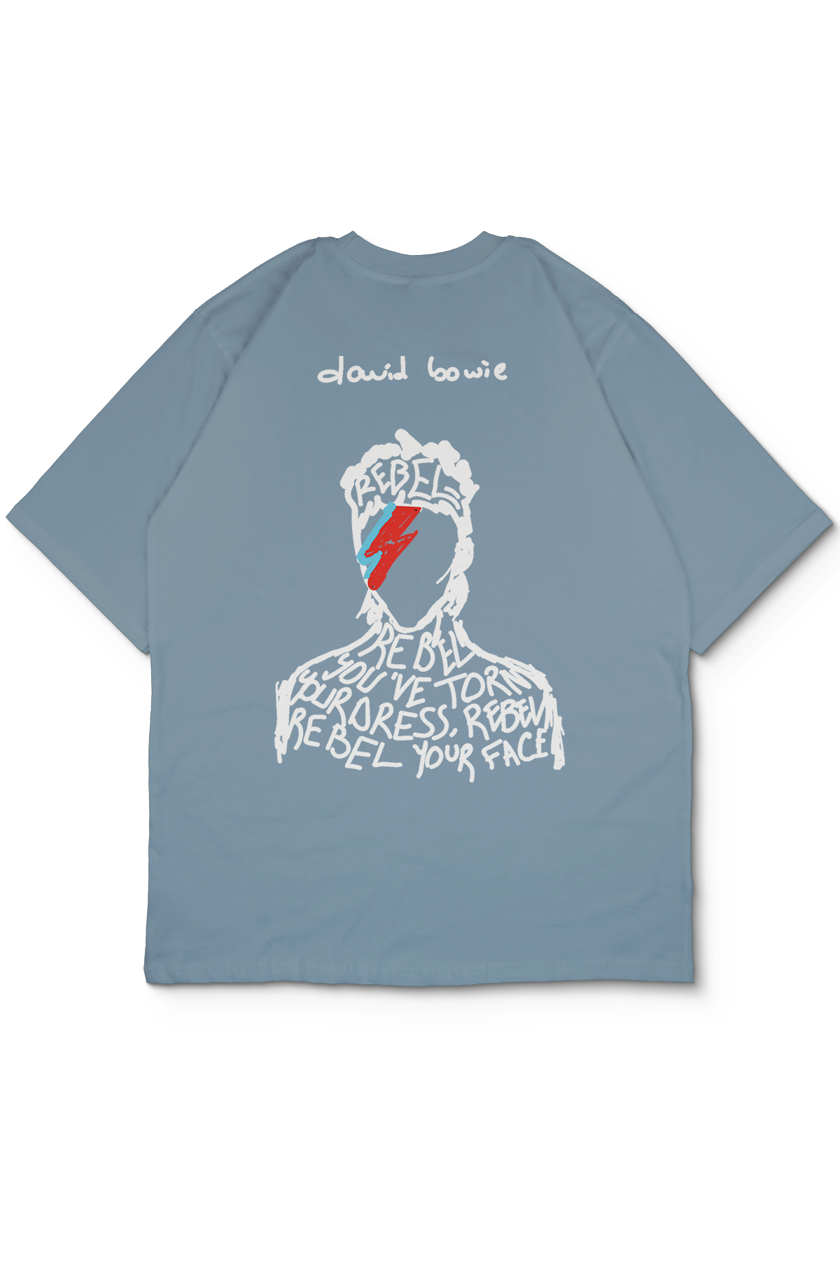 David Bowie Oversize Erkek Tişört