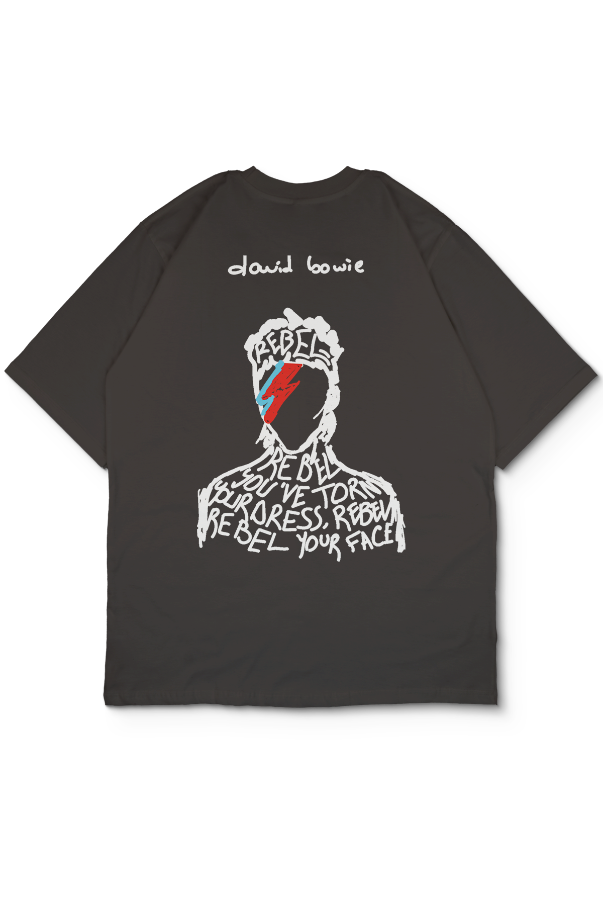David Bowie Oversize Erkek Tişört