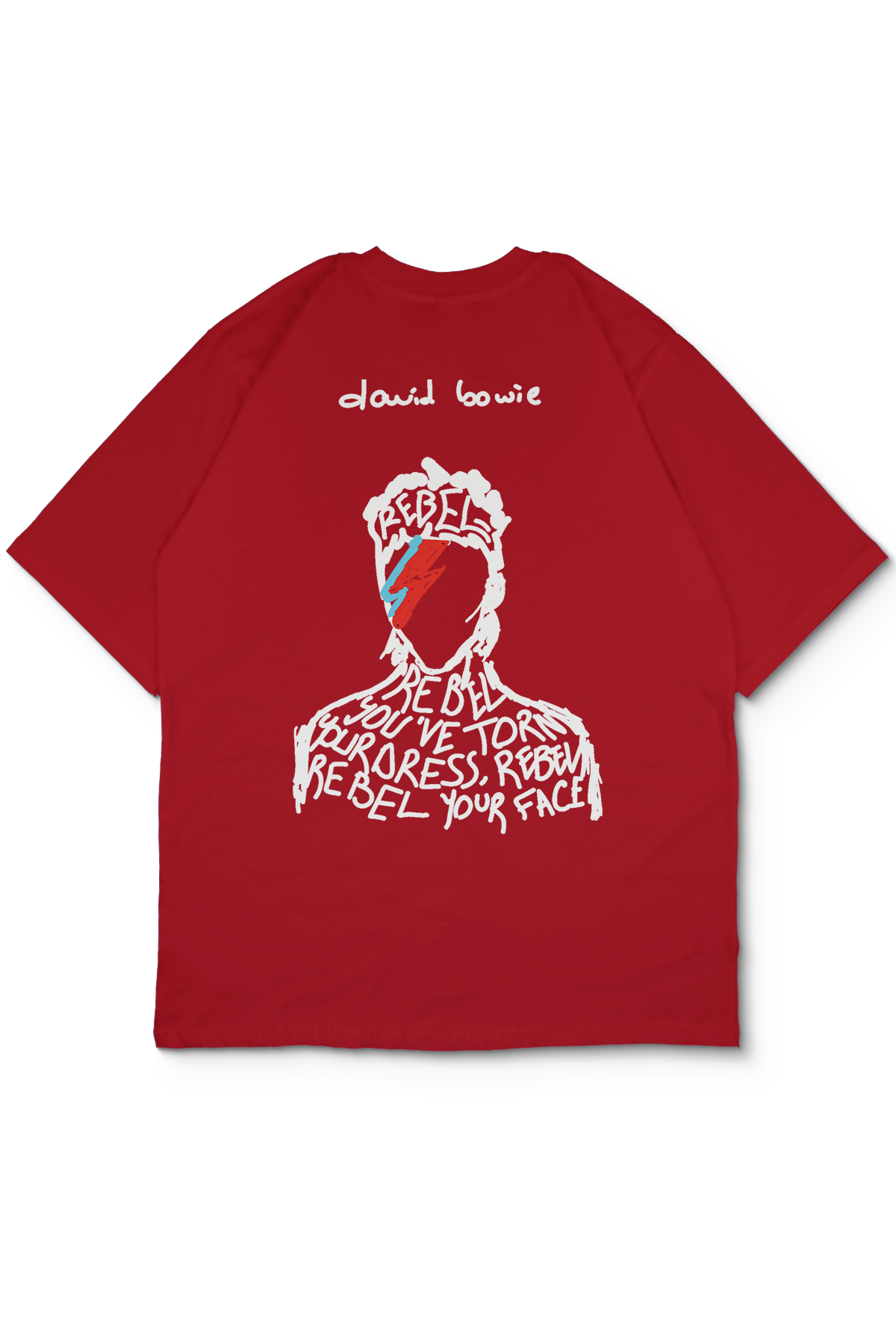 David Bowie Oversize Erkek Tişört