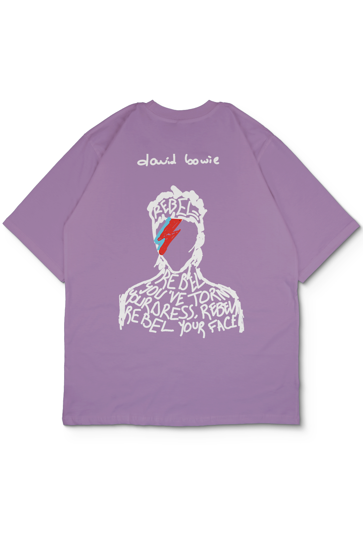 David Bowie Oversize Erkek Tişört