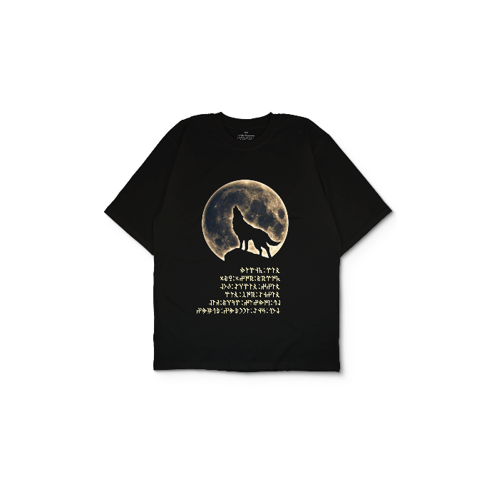 Kendin Tasarla Siyah Oversize Tişört