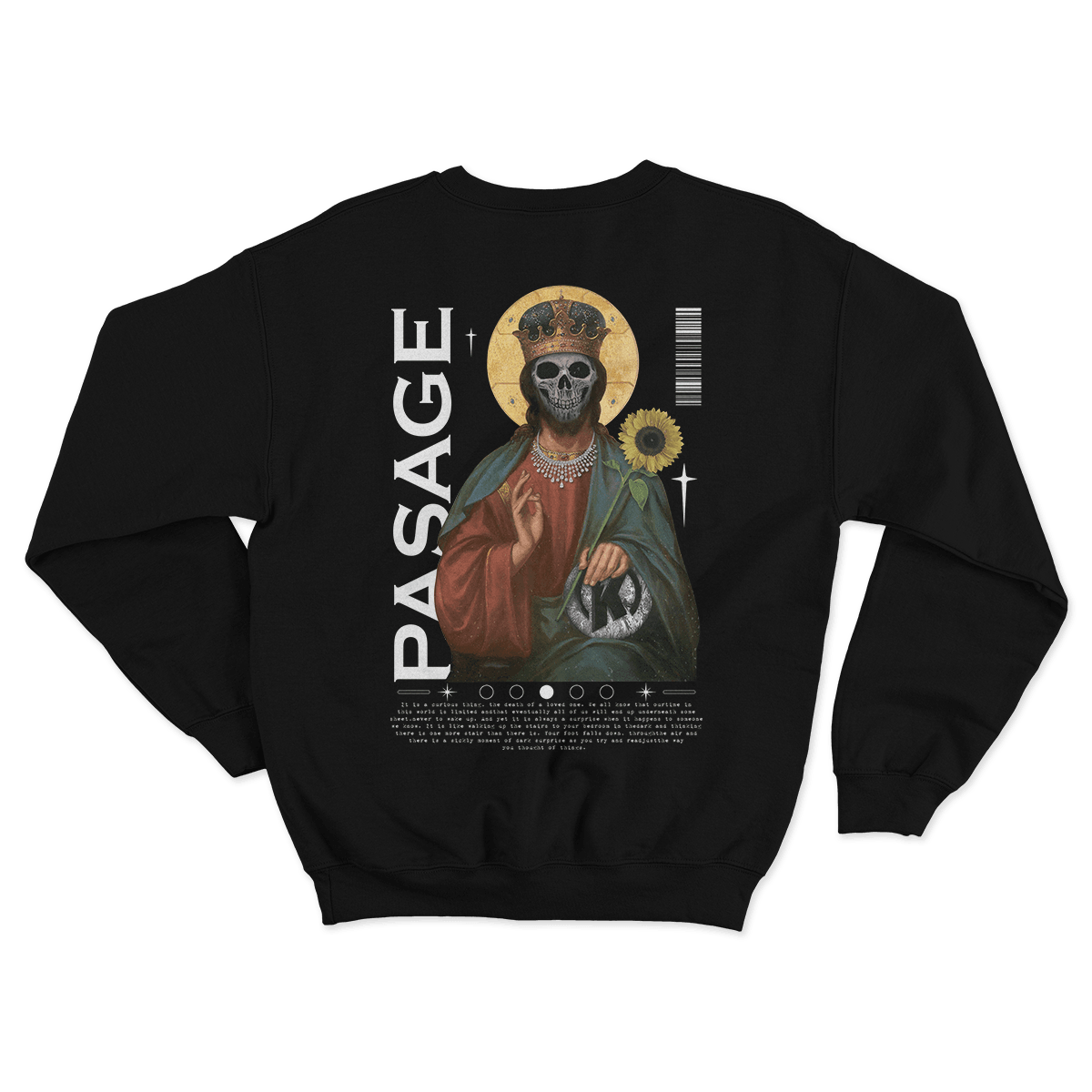 Death Love Oversize Erkek Sweatshirt - PΛSΛGE