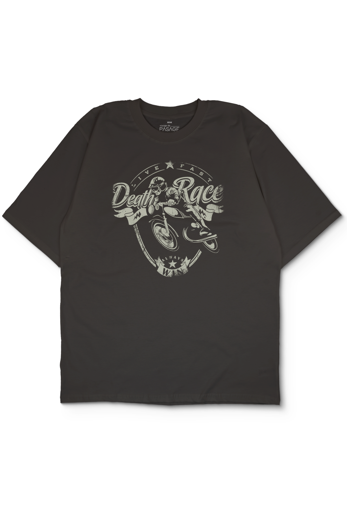 Death Race Oversize Erkek Tişört