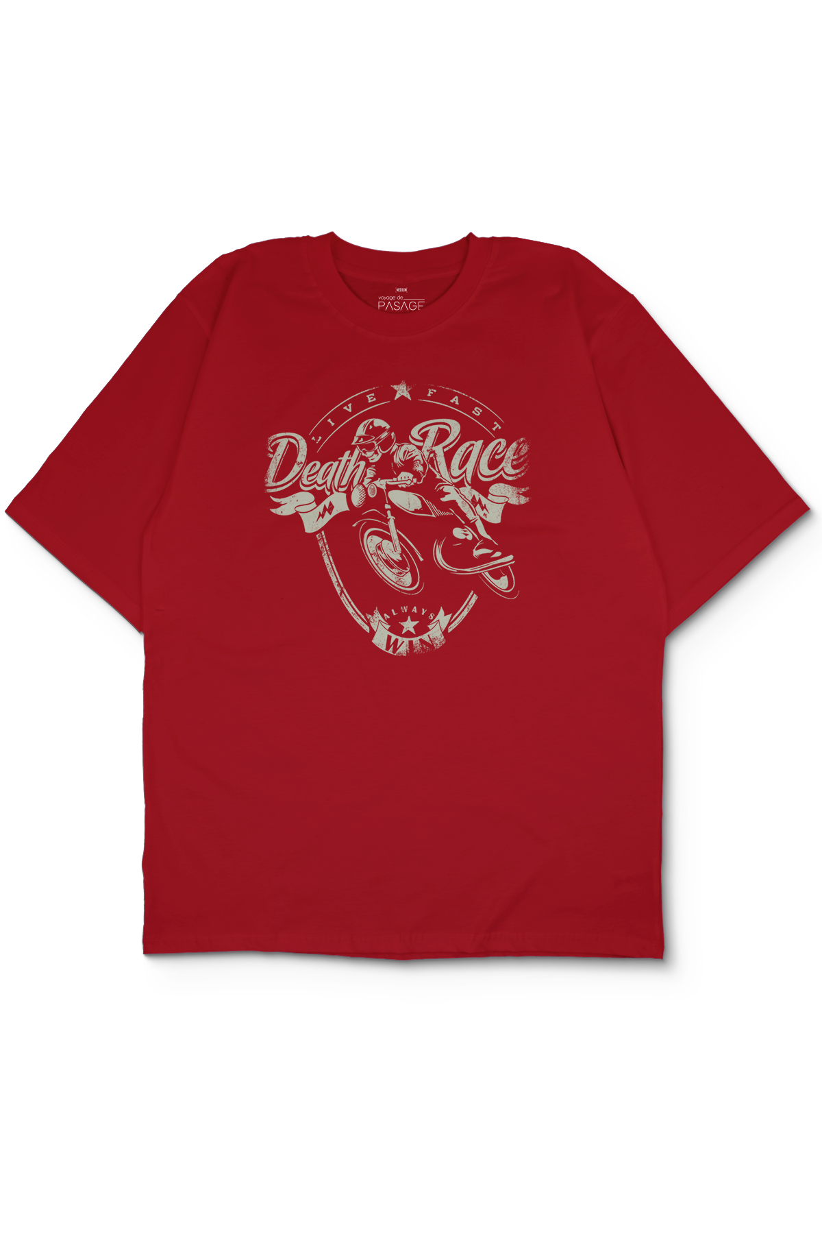 Death Race Oversize Erkek Tişört