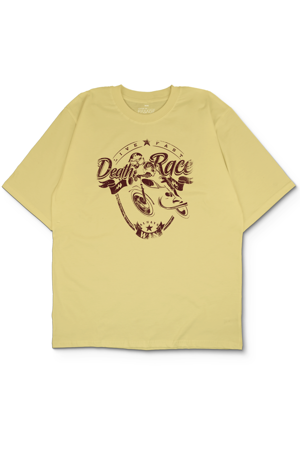 Death Race Oversize Erkek Tişört