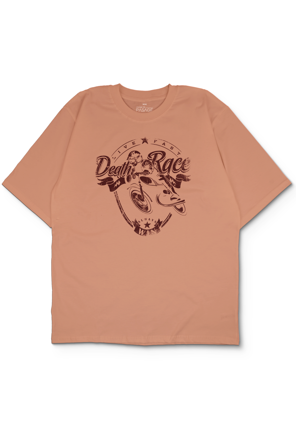 Death Race Oversize Erkek Tişört
