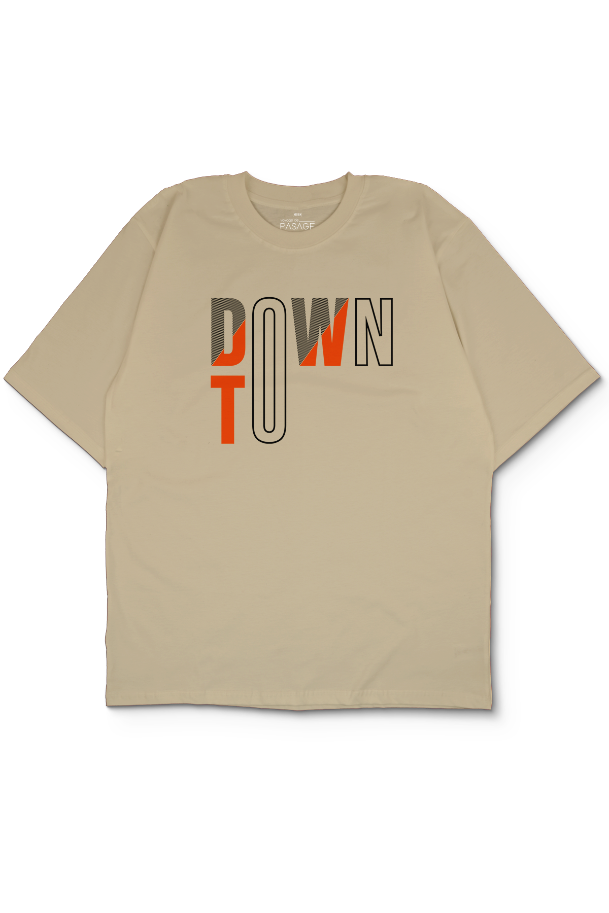 Down To Oversize Kadın Tişört