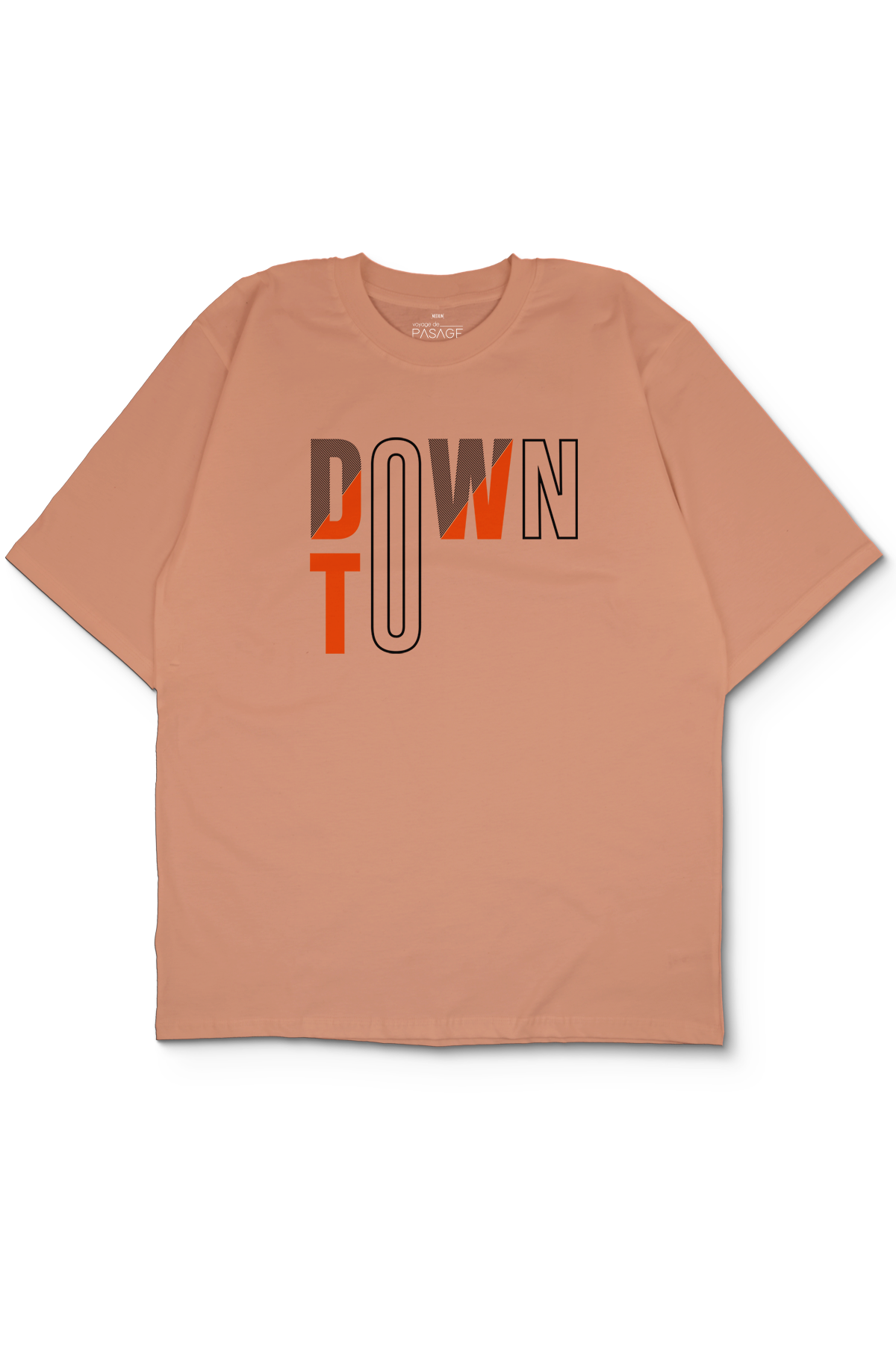 Down To Oversize Kadın Tişört