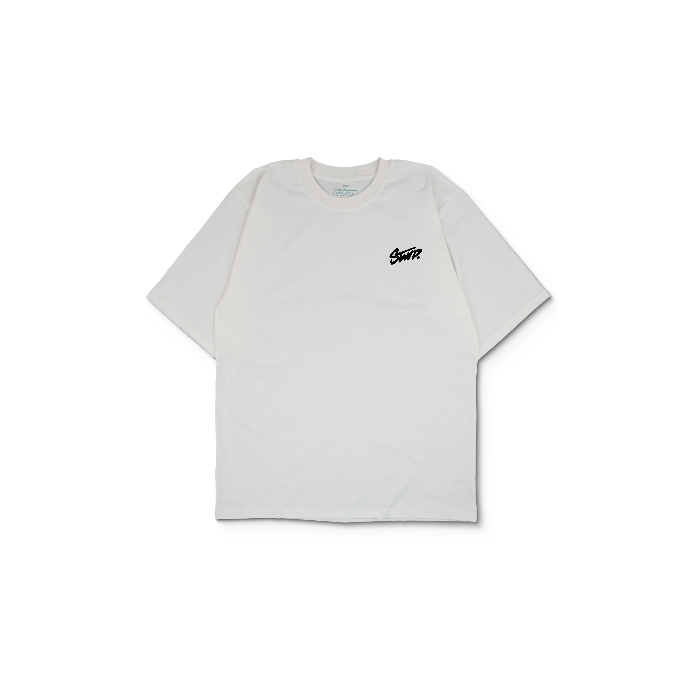 Kendin Tasarla Beyaz Oversize Tişört