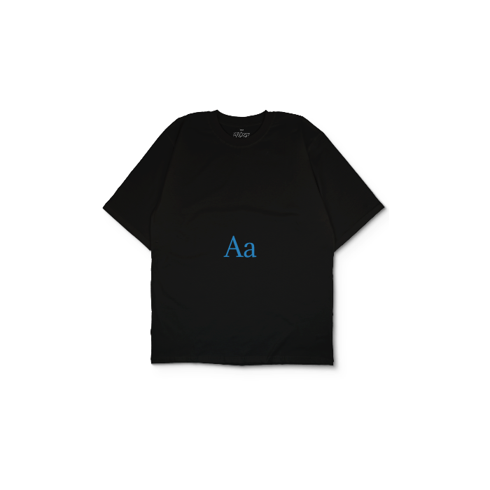 Kendin Tasarla Siyah Oversize Tişört