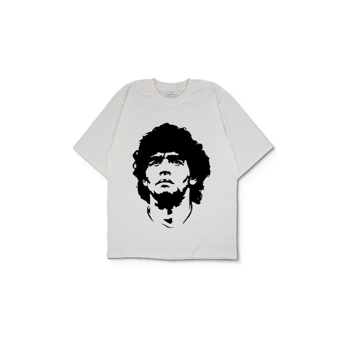 Kendin Tasarla Beyaz Oversize Tişört